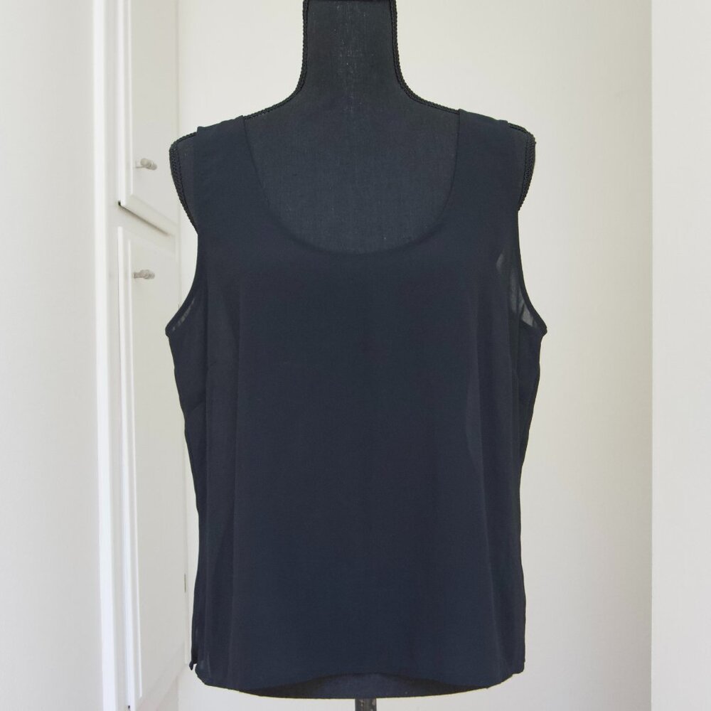 Unbranded, Vintage - Sheer Black Tank